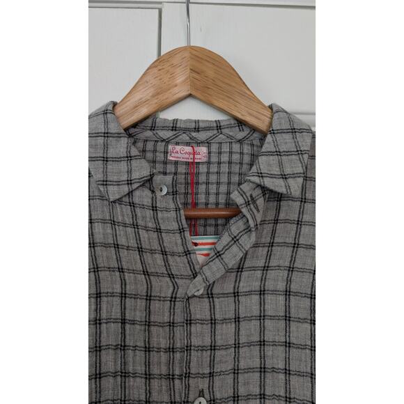 La Coqueta Caspar Plaid Cotton Boys Shirt - Picture 2 of 8